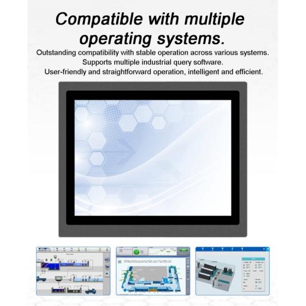 15 Inch Android Industrial Touchscreen Monitor Panel Fanless Pc Industrial Computer Android or Win 10 Monitor