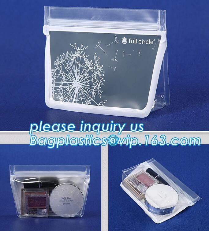 Round bottom polypropylene zip lock bag, CD bag, round reclosable bag, round reusable zip lock bag, round grip seal pack