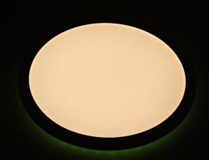 China Ceiling Dimmable Led Panel Light Intelligent Mount Round Music Rgb Wifi Control on sale