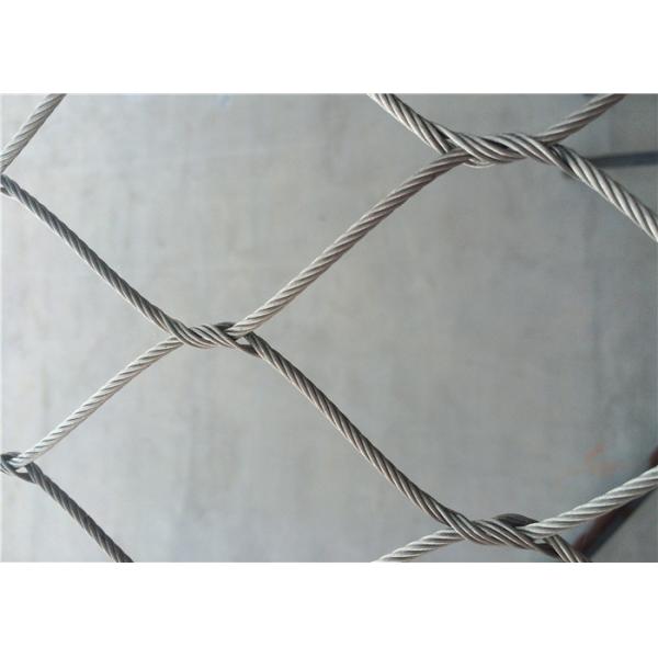1.6mm Architecture Architectural Wire Mesh Facade Anti Fall 60x60mm