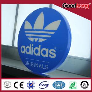 Buy cheap Wall Hanging Light box, Rotating Round Light Box , Vaccum Forming Acrylic light box product