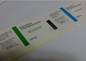 10ml  Glass Vial Medication Label Stickers Full Color Printing Various Size
