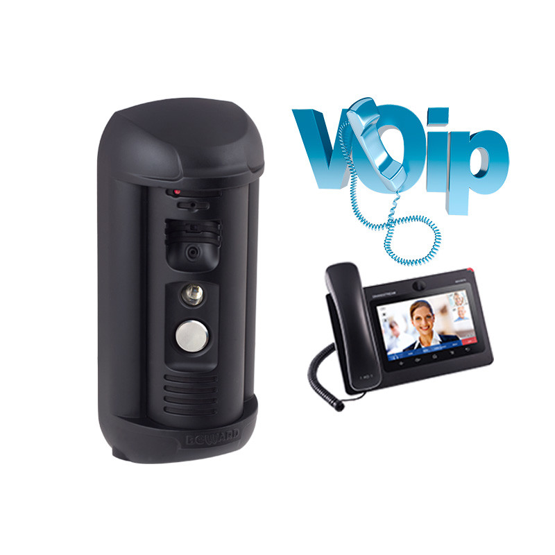 H.264 Digital Sip Smart Intercom Doorbell System 10M IR Distance