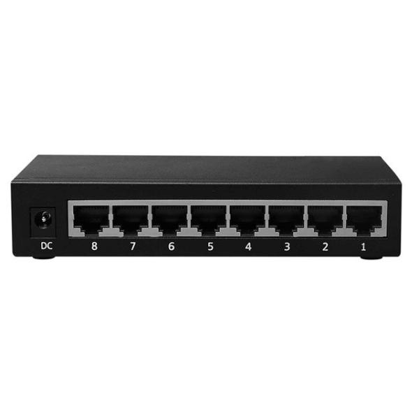 Quality 10/100/1000M 8 Port Fiber Optic Switch , Unmanaged Fiber Optical Ethernet Switch for sale