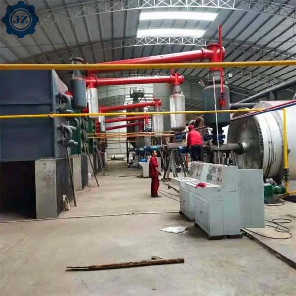50ton Scrap Tyre Rubber Powder Pyrolysis Production Line For Fuel Oil