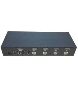 China 4 Port DC12V 3840x2160 Desktop KVM Switch SW2401DP DYLINK on sale