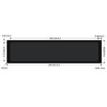 11.9 Inch Capacitive Screen 320×1480 IPS Monitor With HDMI Output Signal