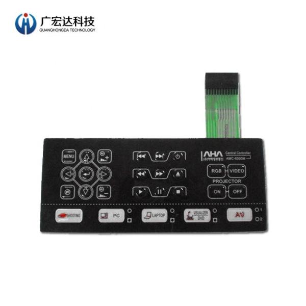 Quality Overlay Graphic Keyboard Membrane Switch Devices Control Keypad Circuit Print for sale