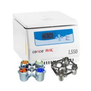 Buy cheap Benchtop L550 Low Speed Centrifuge With 4x500ml 200ml 100ml Swing Rotors product