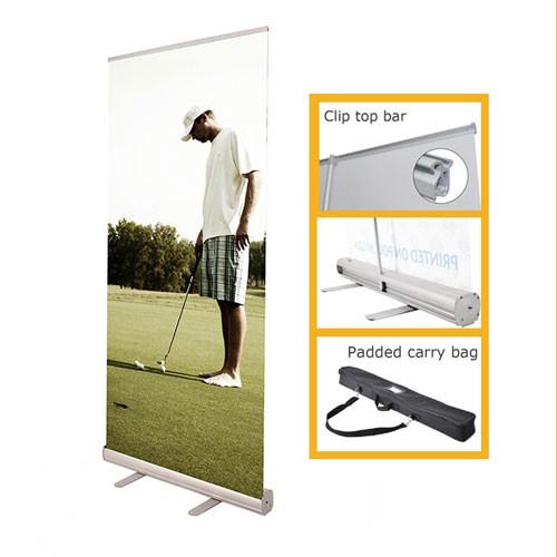 Quality Portable Retractable Stand Up Banners , Pull Up Retractable Display Stands for sale