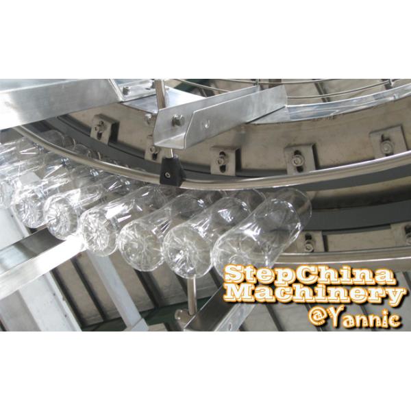 Empty PET Bottle Air Conveyor Belt System 1200 - 24000 BPH Large Capacity