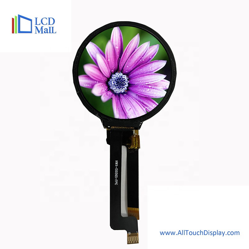 All Viewing 2 White LED 1.28 Inch Round LCD IPS Display Module 240240