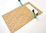 Customized Tactile Membrane Switch Keyboard With Clear Display Window 165x227mm