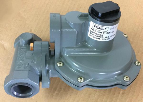Quality 8.6 Bar Fisher HSR Model Gas Regulator Compact Fisher Differential Pressure Regulator for sale
