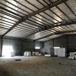 Q235B Single Bay Portal Frame Punching Portal Steel Structure CAD For Hall Shed