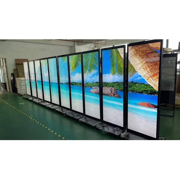 Android 9.0 75 Inch 4K Joint LCD Screen Kiosk Digital Signage
