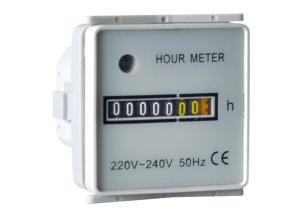 Industrial Elapsed Time Meter Analog Panel Meter , Mechanical Hour Meter