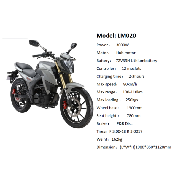 Africa Passenger & Cargo-Carrying Fast-Charging & Long-Range Electric Motorcycle Bike Source Factory
