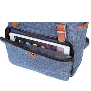 China Multi Color Office Laptop Bags / Canvas Laptop Backpack For Leisure And Work on sale
