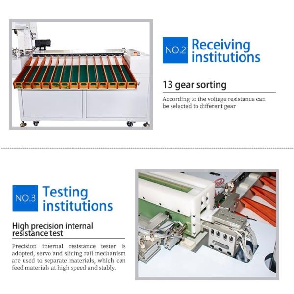 1KW Lithium Battery Manufacturing Machine , 26650 18650 Cell Sorting Machine