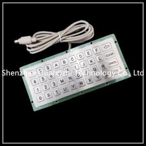 Buy cheap Outdoor Embedded Numeric Keypad Ip65 40 Keys Type For Kiosk / Elevator / Atm product