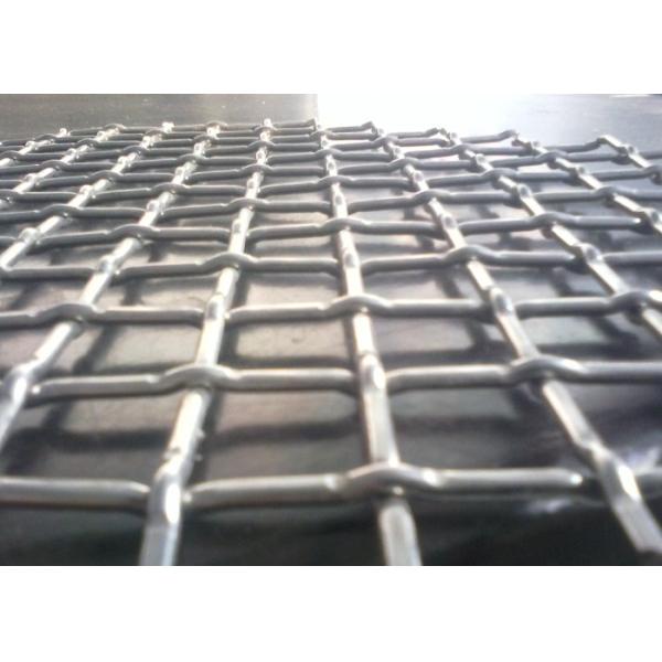 Lock Crimped Wire Mesh Carbon Steel Surface Untreatment Wear Resistance