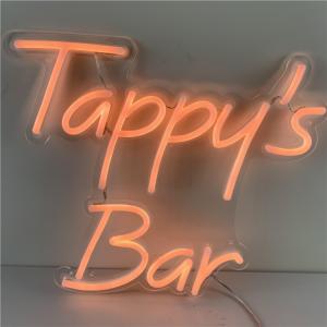China Indoor Acrylic Letter RGB Led Neon Sign 12VDC Custom Neon Bar Lights on sale