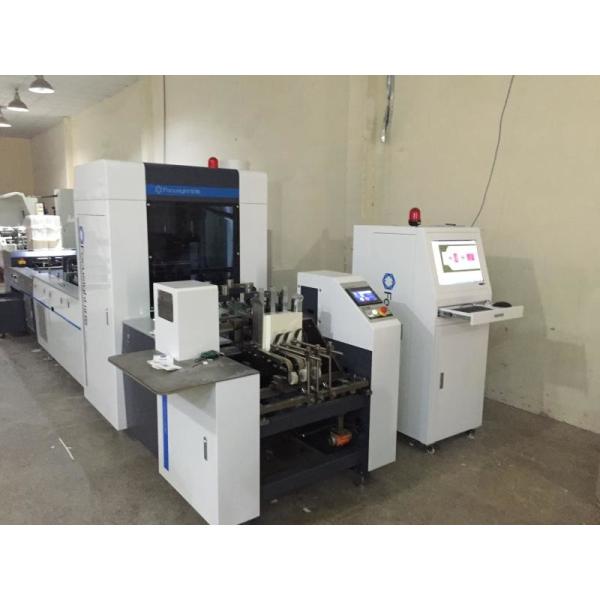 Printed Boxes / Folding Cartons Quality Control Machine With Automatic Stacking
