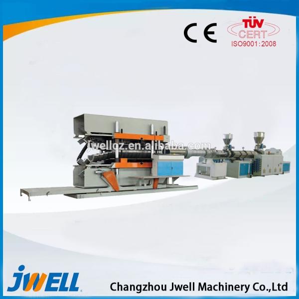 Quality Jwell HDPE/P6P/PVC Vertical Type Double Wall Corrugated Pipe and PVC Ribbed Pipe Extrusion Line for sale