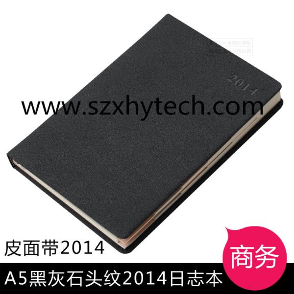 Quality A5 embossed Logo and leather notebook for sale