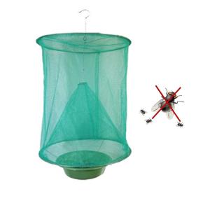Gardening Hanging Folding Flycatcher Pest Control Cage Reusable Fly Insect Trap Net Catcher Killer Cage Bait Storage Pot