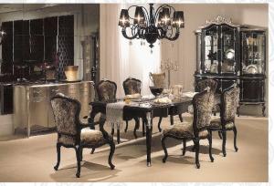 China Luxury Villa/European Antique Dining Table,Wood Chair,Cabinet,VS-006 on sale