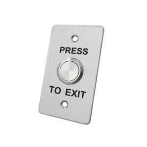 China 22mm Push Button Switch With European Size Faceplate 12V DC - 24V DC Power on sale