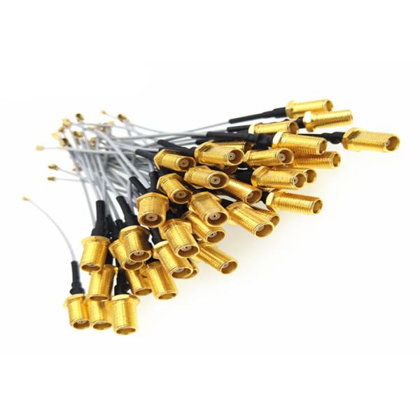 MCX Female Bulkhead To IPEX UFL Connector Pigtail Jumper 1.13mm Extension Cable