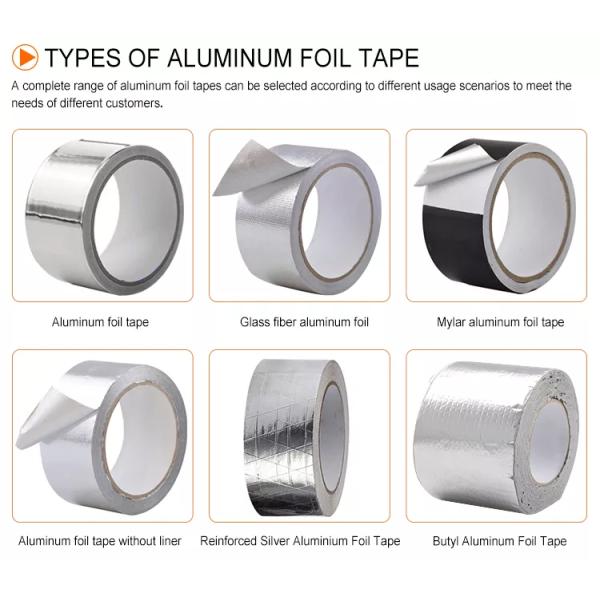 Duct Packing Adhesive Tape Aluminum Foil Tape 20m