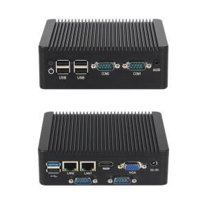 Dual LAN 4 COM Industrial Mini PC With Intel Celeron N2840 Processor And DDR3L