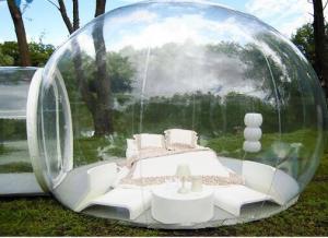 China Outdoor Single Tunnel Inflatable Bubble Tent ,  3.8M*2.6M Transparent Bubble Tent  on sale