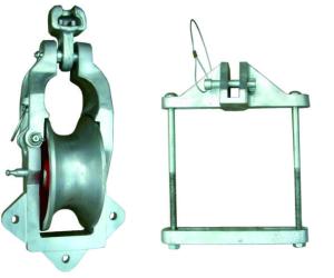 Buy cheap Universal 10kn Transmission Stringing Blocks Pulley Aluminum Single Hanging product