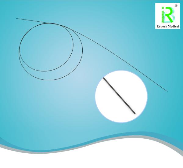 Quality Stainless Steel PTFE Coated Guidewire Green Color ISO Certificated 150cm for sale