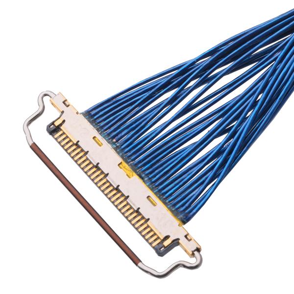 DF81-30P-LCH Micro Coaxial Cable Connector Light Yellow Red Color