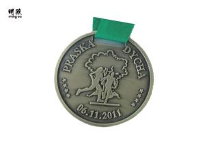Buy cheap Individual Type Silver Plating Kids Sports Medals With Printed Lanyard School Awards Medals product