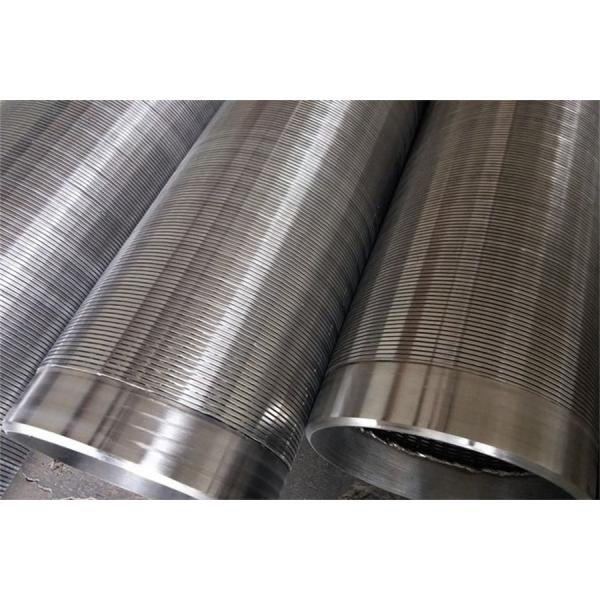 Non Clogged Wedge Wire Screen Mesh Anti Rust Johnson Screen Tube SUS 304 316