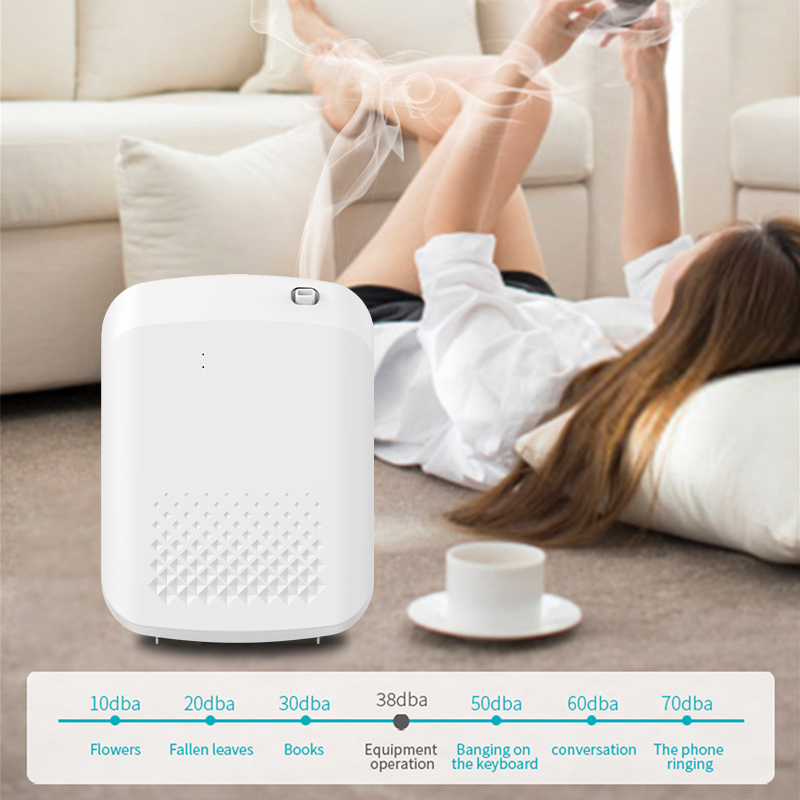 HOMEFISH 1000CBM Scent Diffuser Machine 400ML Essential Oil Diffuser Bluetooth Control