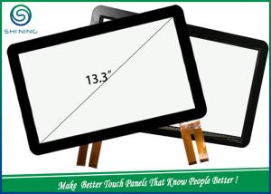 Buy cheap USB Port 13.3'' Projected Capacitive Touch Screen With Cover Glass And Sensor Structure For Industrial Computer product