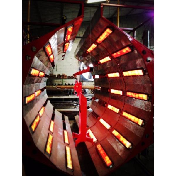 Industrial Ceramic Infrared Catalytic Gas Burner HD242 For Pizza Oven