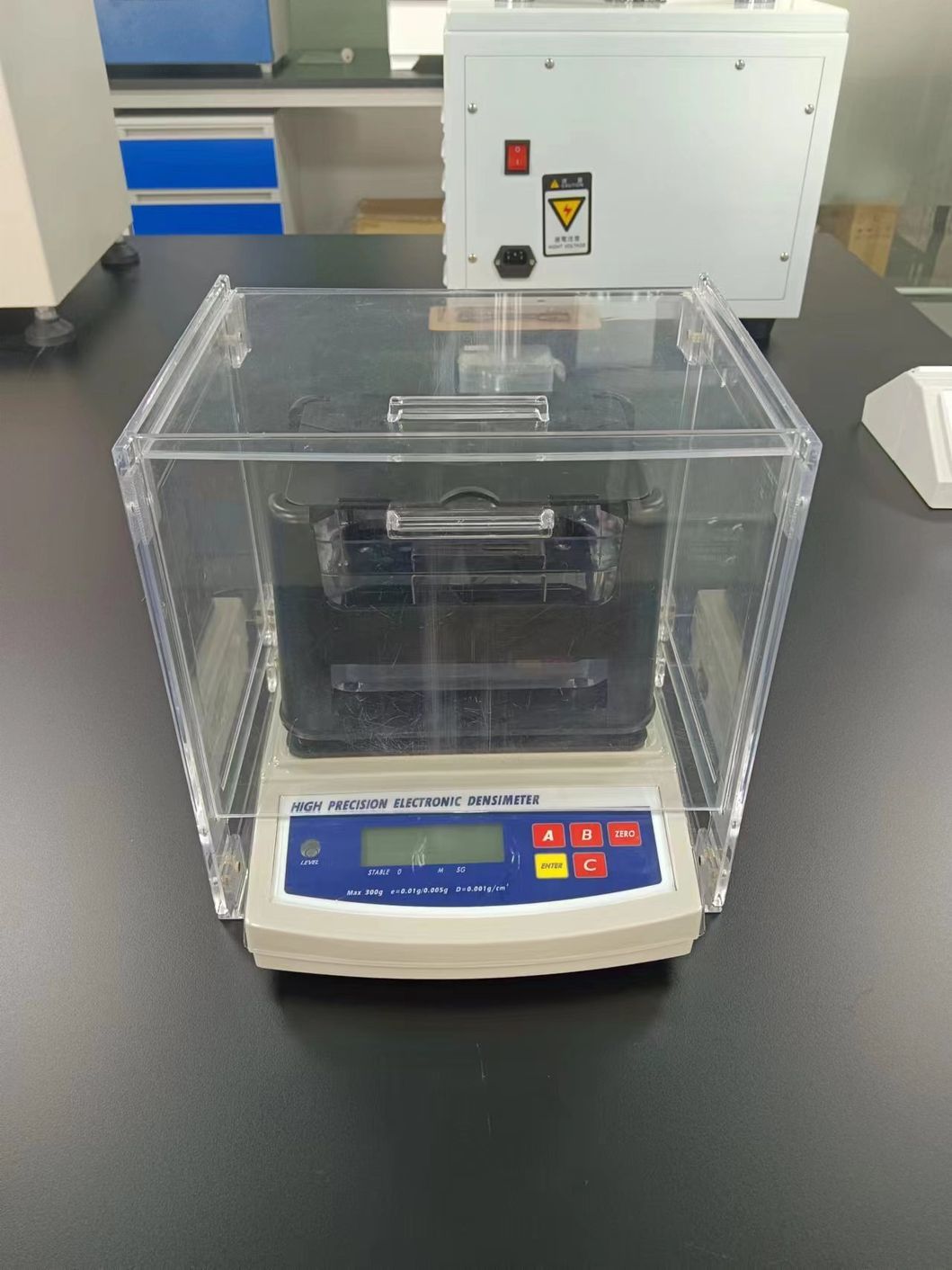 High Cost-Effective Practical Electronic Densimeter for Solid