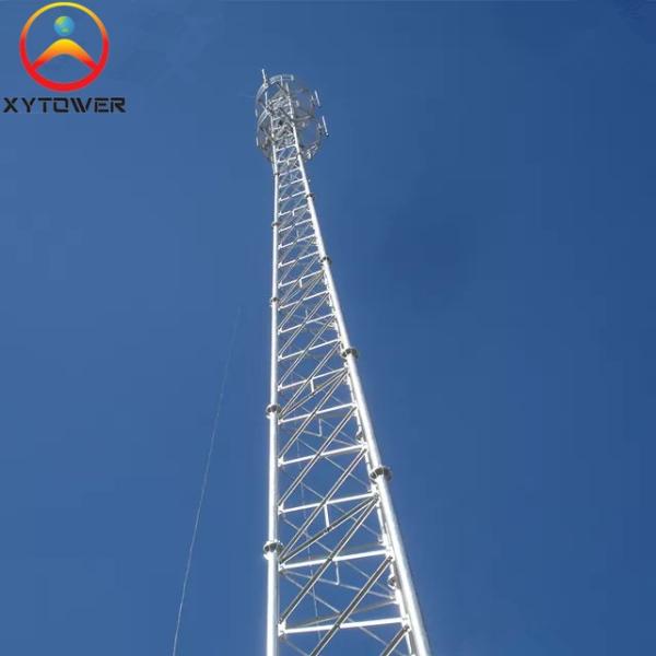 Customized Design 3 Legged Steel Lattice 5G Wifi Telecommunication Tubular