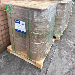 China 90gsm Sack Brown Kraft Liner Paper Jumbo Roll Uncoated & Smooth on sale