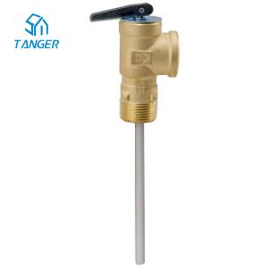 Buy cheap Hot Water Boiler Temperature Control System Temperature Pressure Relief Valve Water Heater 3/4 product
