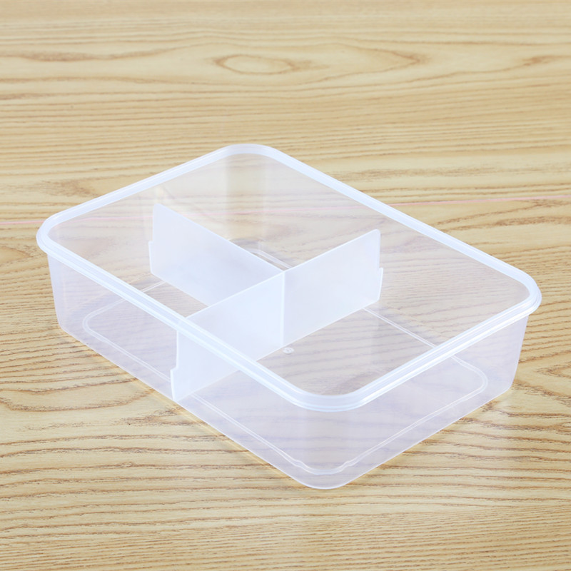 RB PP Transparent Freezer Crisper Box With Lid